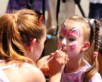 Consider a kid’s face painting event as one of your next walkathon fundraiser ideas.